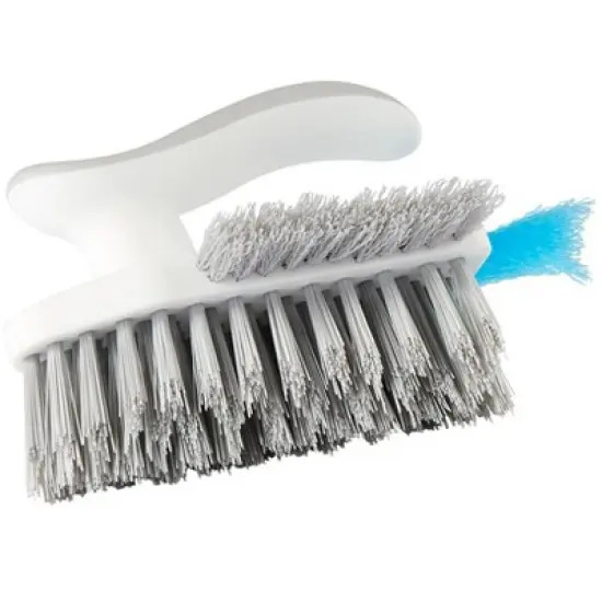 The Lakeside Collection 4-In-1 Cleaning Brush & Corner Scrubber - Perfect For Tile And Grout image {5}