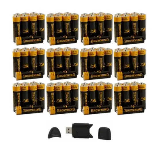 Browning Trail Cameras AA Alkaline Batteries 48-Pack and Memory Card Reader Kit image {2}