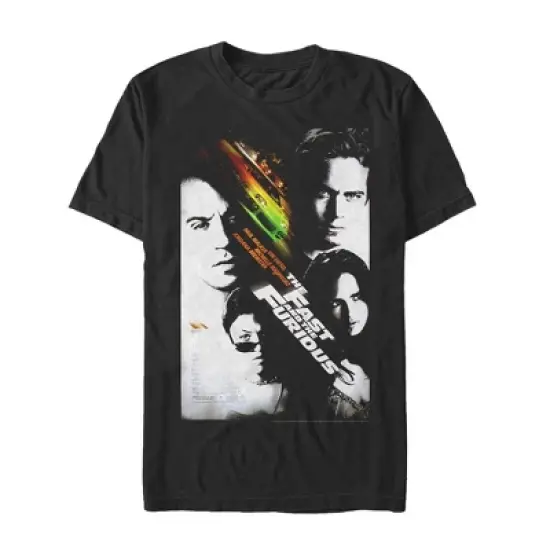 Men's Fast & Furious Classic Movie Poster T-Shirt image {3}