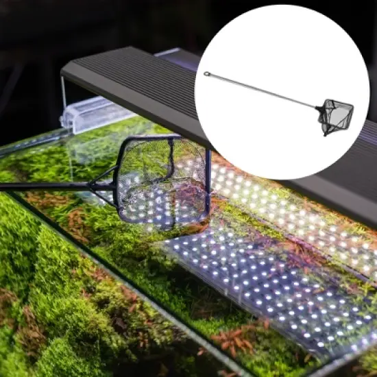 Unique Bargains Aquarium Fish Net Aquarium Fish Tank Accessories Small Fish Fine Net 7.4x6.3cm 1Pcs image {5}