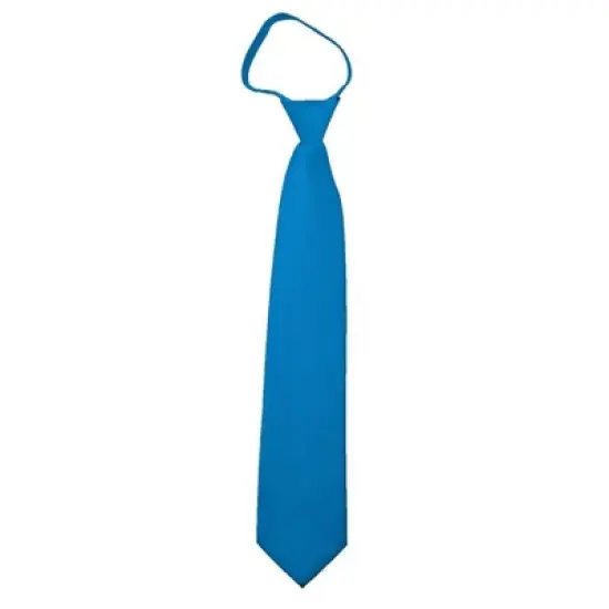 Men's Solid Color Zipper Neckties image {21}
