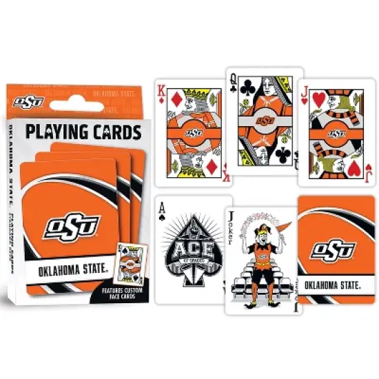 MasterPieces Officially Licensed NCAA Oklahoma State Cowboys Playing Cards - 54 Card Deck for Adults image {3}