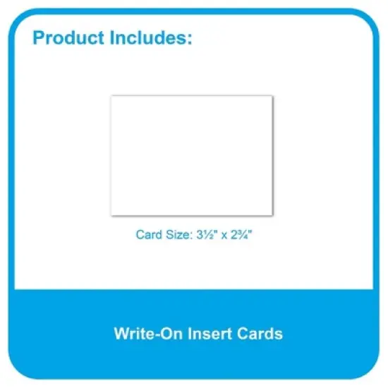 C-Line Self Adhesive Labeling Pockets with Inserts, 25 Per Pack, 2 Packs image {3}