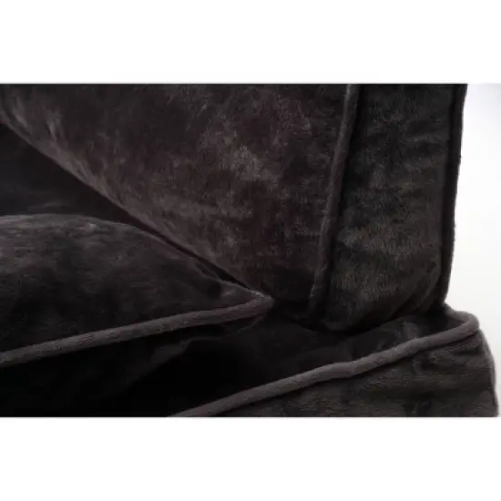 Precious Tails Modern Sofa Cat and Dog Bed - M - Charcoal image {5}