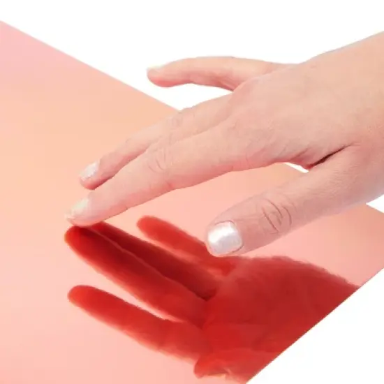 Bright Creations 50 Pack Metallic Rose Gold Cardstock Sheets for Arts and Crafts, Single-Sided, 8.5 x 11 In image {3}