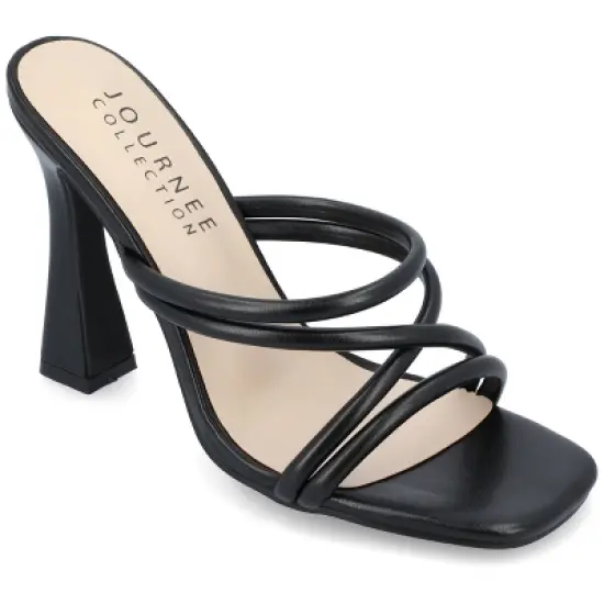 Journee Collection Womens Louisse Tru Comfort Foam High Heel Open Toe Pumps image {9}