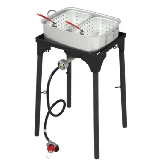 Winado Double Fryer With 2 Baskets Propane Burners For Outdoor Cooking image {5}