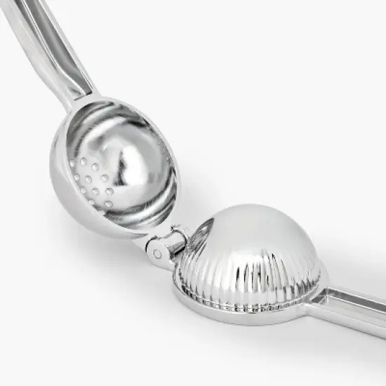 Zinc Alloy Lemon Squeezer Silver - Figmint&trade;: Citrus Press, Dishwasher-Safe, Lime Juicer, Figmint Kitchen Accessory image {2}