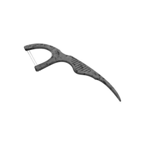 The Humble Co. Plant-Based Dental Floss Picks - Charcoal - 50ct/4pk image {4}
