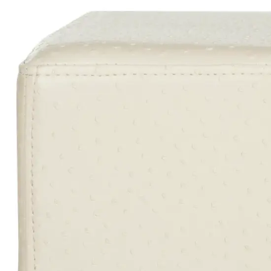 Julian Faux Ostrich Tray Ottoman/Coffee Table  - Safavieh image {4}
