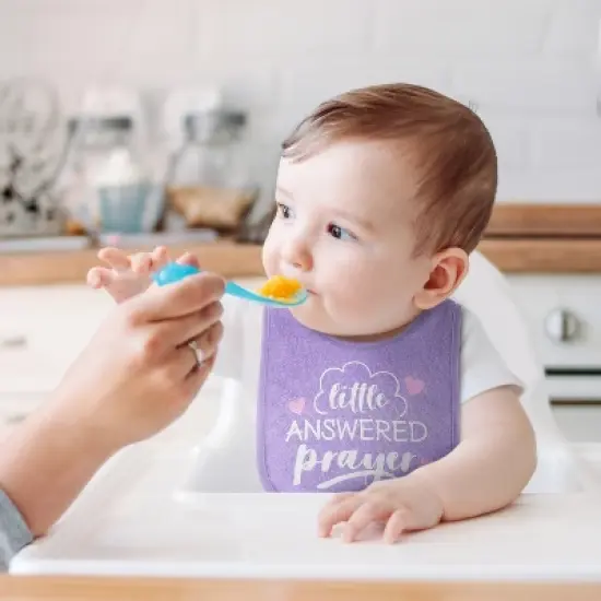 The Peanutshell Baby Girl Terry Bibs, 20 Pack for Feeding, Teething, or Drooling|Hello Sunshine/Pastel Girl image {5}