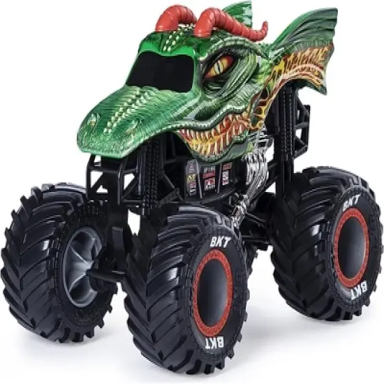 Monster Jam, Official Dragon Monster Truck, Die-Cast Vehicle, 1:24 Scale image {2}