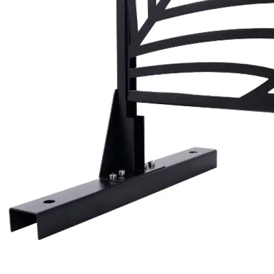 CAVINAS Patio Decorative Screen Metal Fence Privacy Screen with Leaf Pattern for Outside and Garden, 76" H&times;48" W image {3}