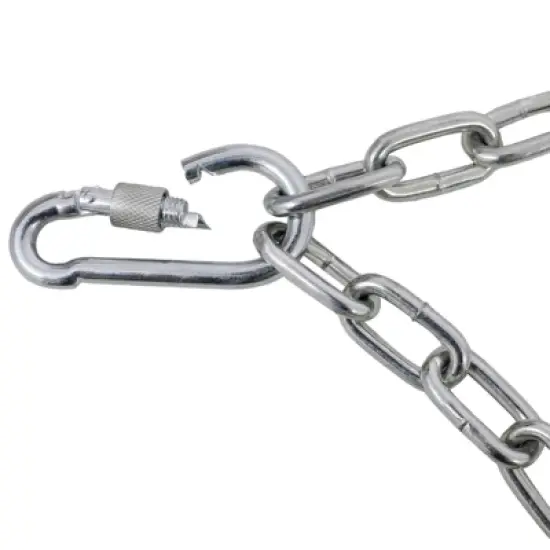 Garvee Towable Steel Durable Rust Resistant Chain Rake ATV Drag Harrow with Galvanized Mesh Lining and Front Weight Tray image {6}