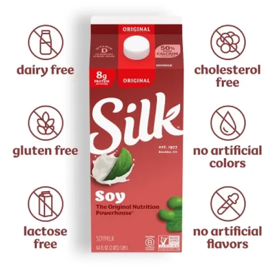 Silk Soy Milk image {2}