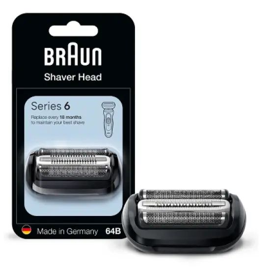 Braun Series 6 Electric Shaver Replacement Head - 64B Black image {8}