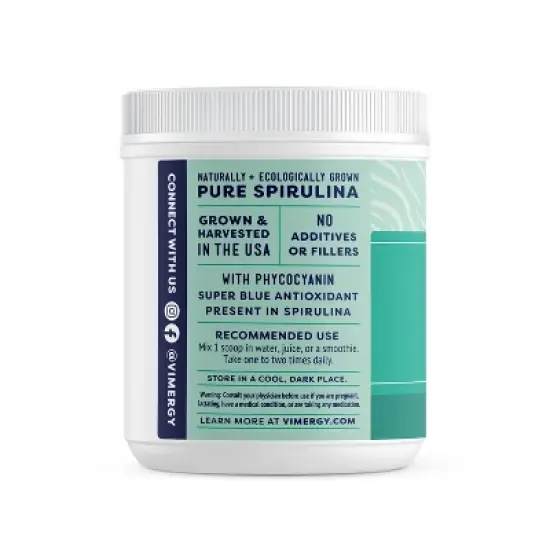Vimergy Natural Spirulina Powder image {4}