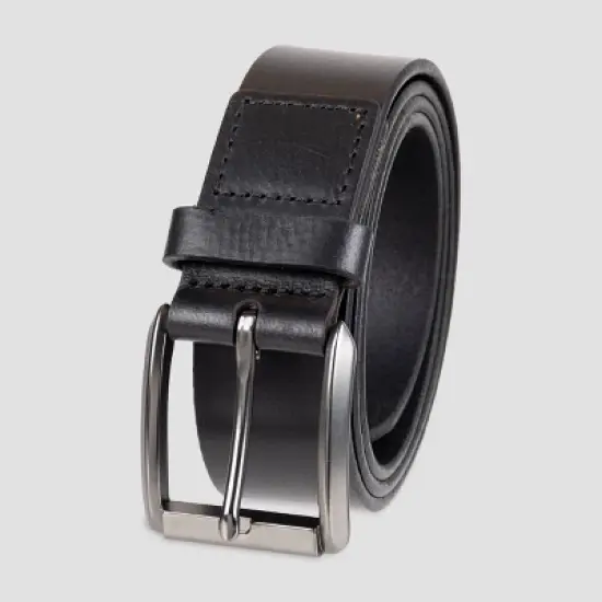 Men's Leather Belt - Goodfellow & Co&trade; Black image {5}