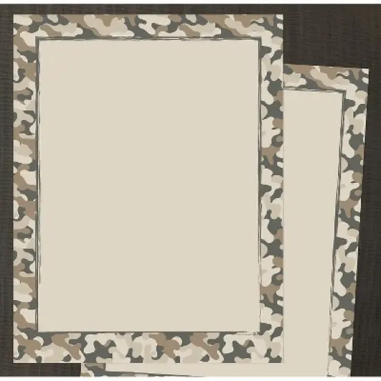 Great Papers! Camo Letterhead 8.5"H x 11"W 80/Pack (2017041) image {2}