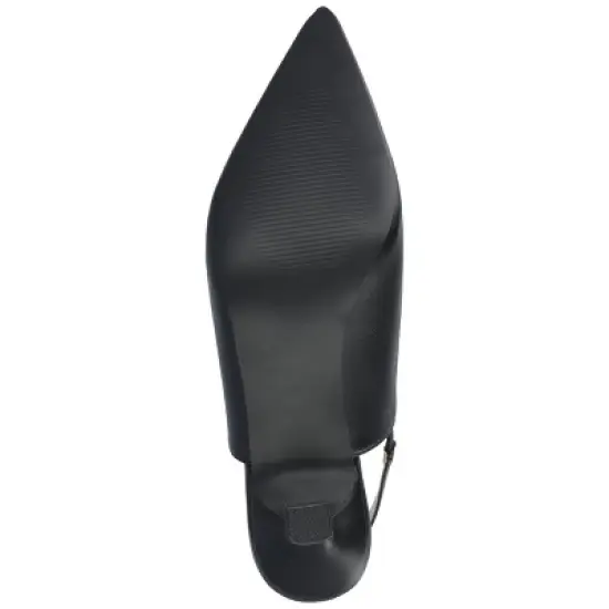 Journee Collection Womens Paulina Kitten Heel Sling Back Pointed Toe Pumps image {4}