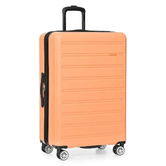 Travel Select Snowcreek Matte 30" Large Checked Hardside Spinner Suitcase image {8}