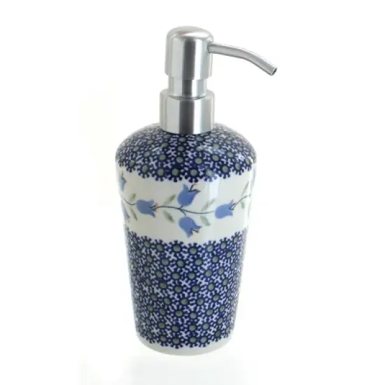 Blue Rose Polish Pottery B009 Manufaktura Soap Dispenser image {21}