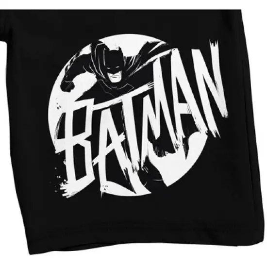 Batman Spotlight Men's Black Sleep Pajama Shorts image {1}