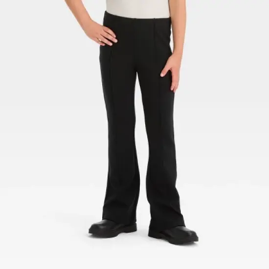 Girls' Pull-On Flare Ponte Pants - Cat & Jack&trade; image {3}