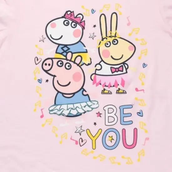 Peppa Pig Girls 3 Pack T-Shirts Little Kid to Big Kid  image {5}