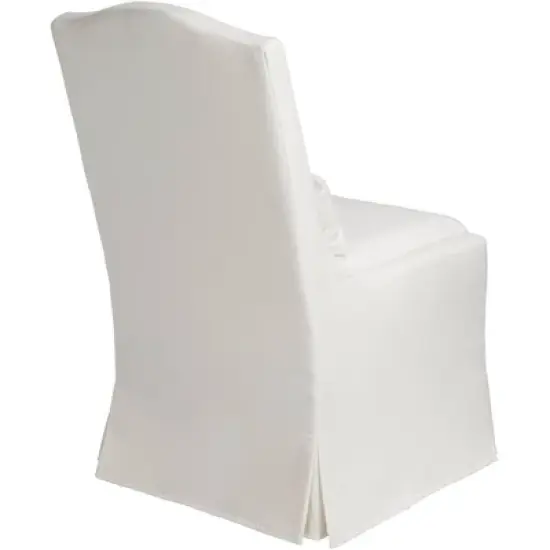 55 Downing Street Juliete Peyton Pearl Slipcover Dining Chair image {7}