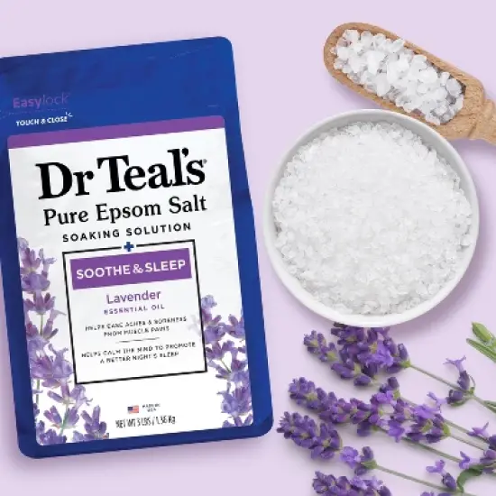 Dr Teal's Epsom Salt Magnesium Soak - Soothe & Sleep with Lavender image {4}
