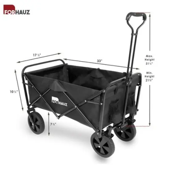 Prosource Folding Wagon Cart image {3}