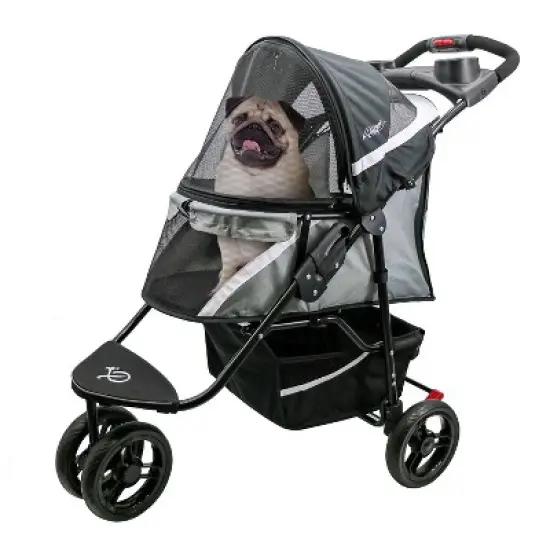 Petique Revolutionary Stroller, Dog Cart for Small to Medium Size Pets, Ventilated Pet Jogger for Cats & Dogs image {2}