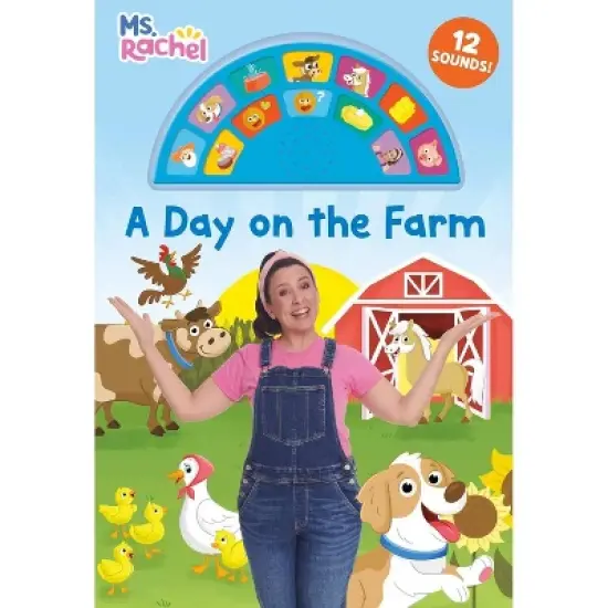 A Day on the Farm - by Ms. Rachel (Paperback) image {1}