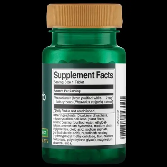 Swanson Ultimate Carb Control C-120X from White Kidney Bean Extract 2 mg 90 Tablets image {1}