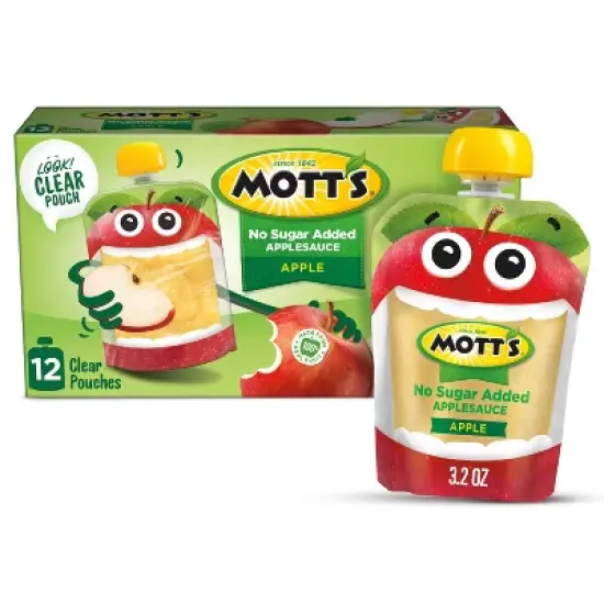 Mott's Unsweetened Pouches - 38.4oz/12ct image {15}