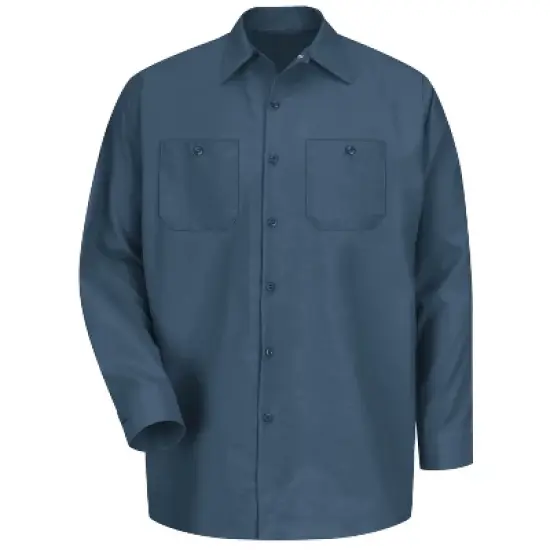 Red Kap&reg; Men's Long Sleeve Industrial Work Shirt image {21}