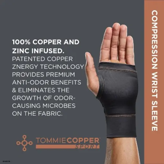 Tommie Copper Sport Compression Wrist Sleeve image {4}