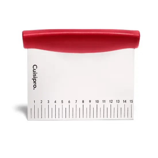 Cuisipro Dough Cutter & Scraper, Red image {1}
