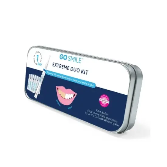 GO SMILE Extreme Tooth Whitening Duo Kit - 15pk image {2}