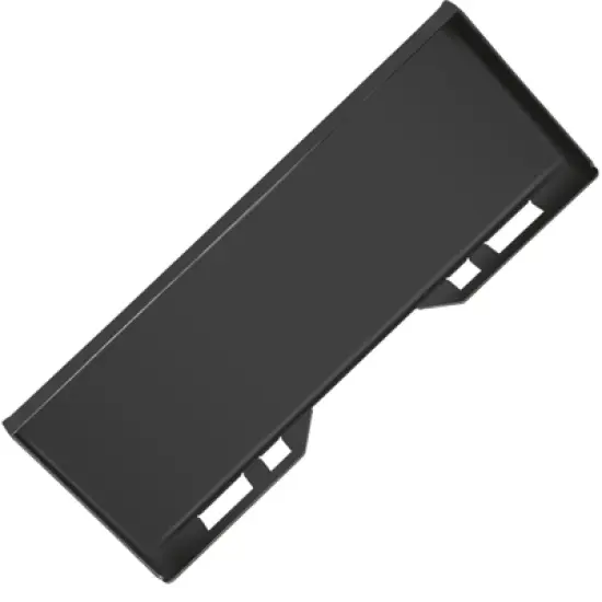 3/8" Skid Steer Attachment Plate, Universal Quick Mount Plate, Grade 50 Structural Steel, Anti-Rust Surface, Silver image {1}