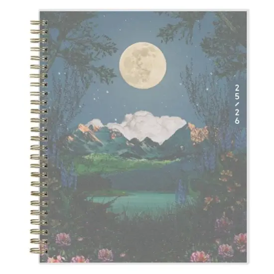 Blue Sky WAAV 7"x9" 2025-2026 Weekly/Monthly Wirebound Planner Frosted Katie image {14}