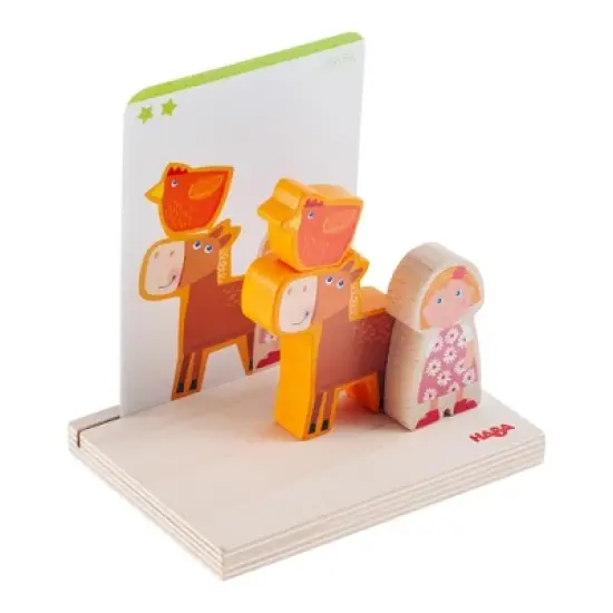 HABA On The Farm Stacking Toy (Made in Germany) image {1}