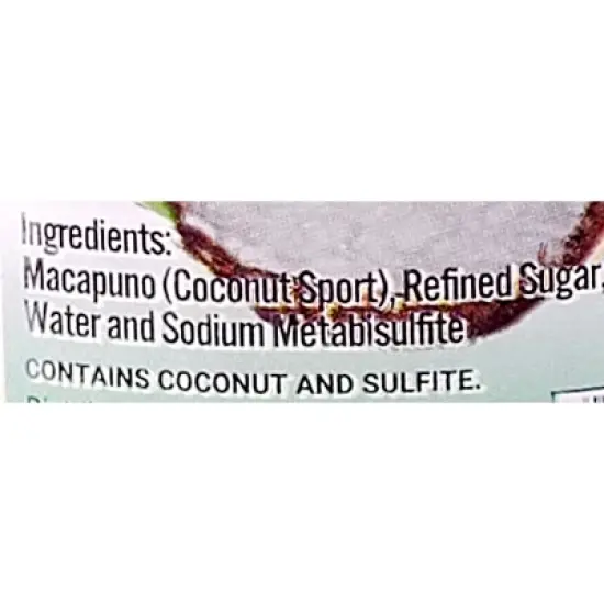 Tropics Macapuno Stings Coconut Sport Strings in Syrup 12 Oz. (Pack of 2) image {3}