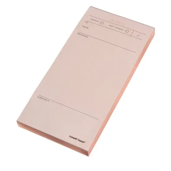 Essential Composition Notepad Set Blush - russell+hazel: Soft Cover, Guided Journal, 5x7", 150 Pages, Foil Accent image {3}