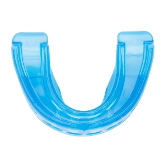 Shock Doctor Youth Double Braces Strapless Mouth Guard - Blue image {1}