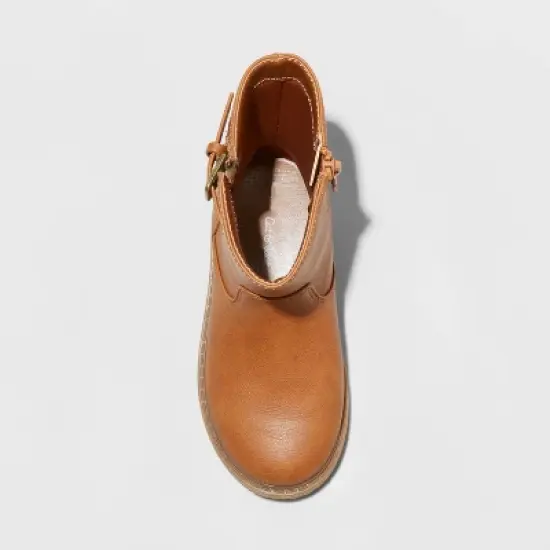 Toddler Girls' Lisbeth Riding Boots - Cat & Jack&trade; Cognac image {2}