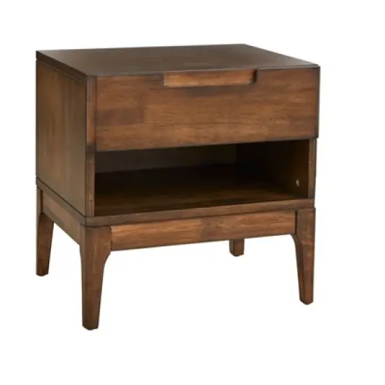 Lorraine Nightstand Walnut - Buylateral image {2}