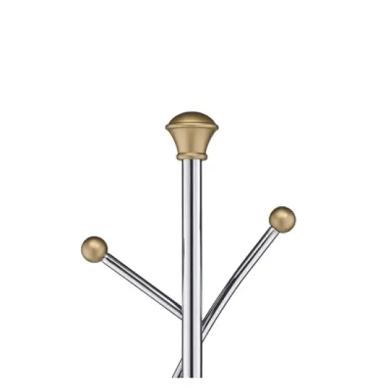 Silver Tree Coat Rack Gold - Proman Products image {1}