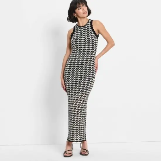 Women's Open Back Maxi Sweater Dress - Future Collective image {2}